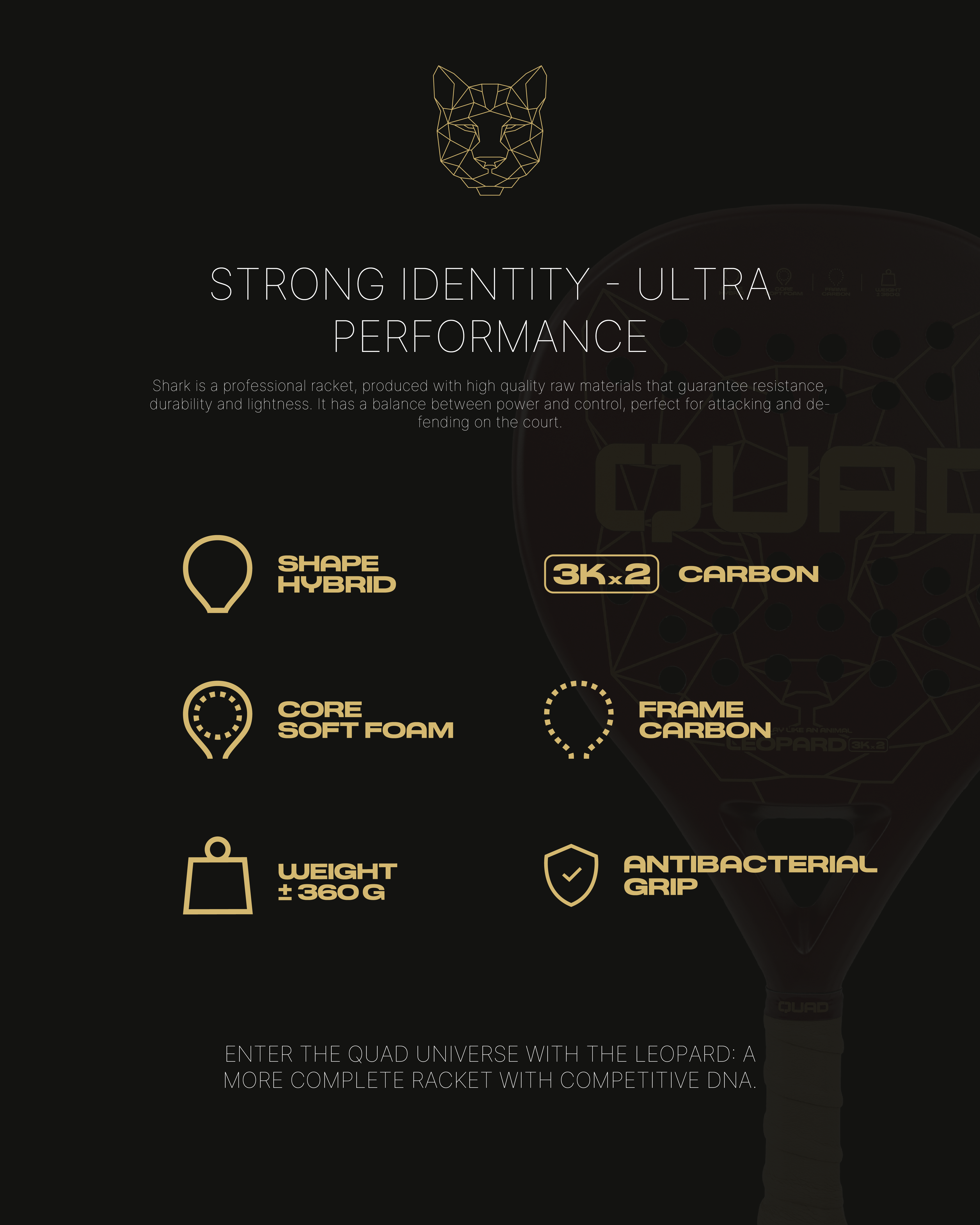 QUAD LEOPARD PADEL RACKET-5