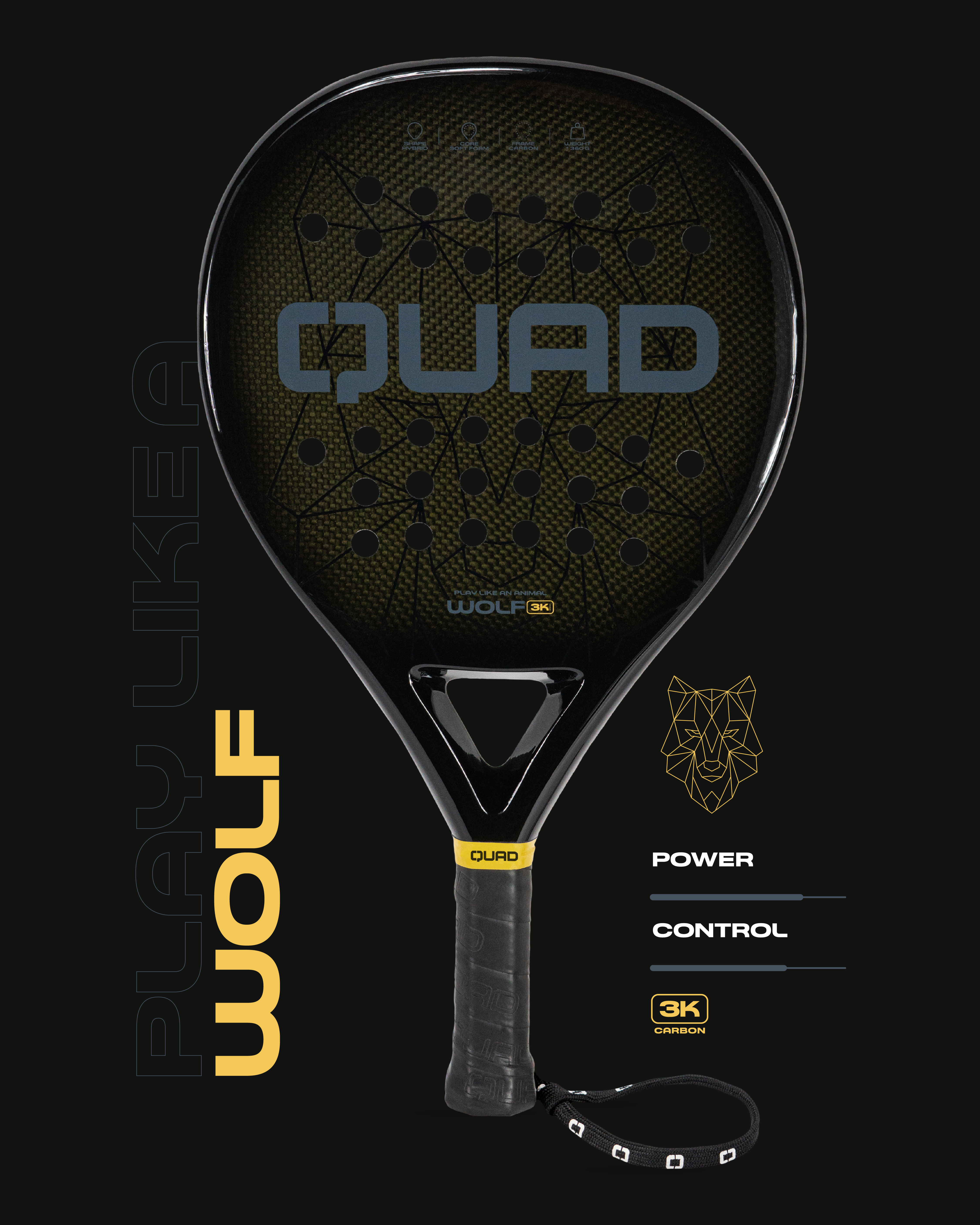 QUAD WOLF PADEL RACKET-6