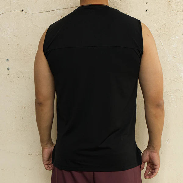 Sleeveless T-shirt-4